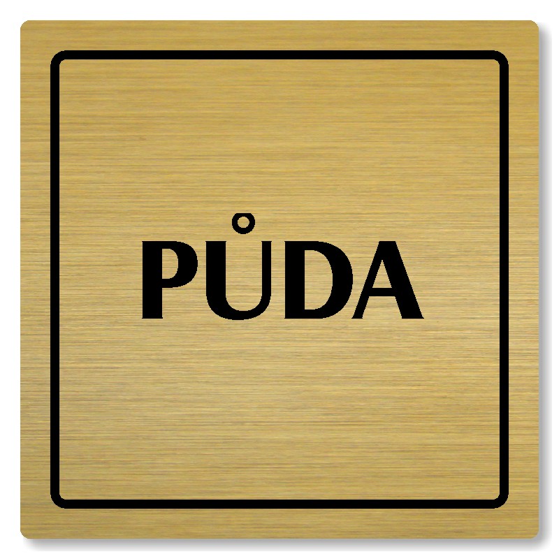 Půda, 100x100mm, zlatá, Arizona